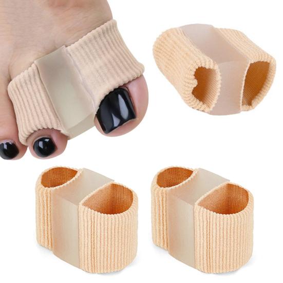 Bunion Toe Separators for Overlapping Toes Women Men Gel Toe Spacers with Secure Loop Bunion Corrector for Pain Relief And Toe Straightening