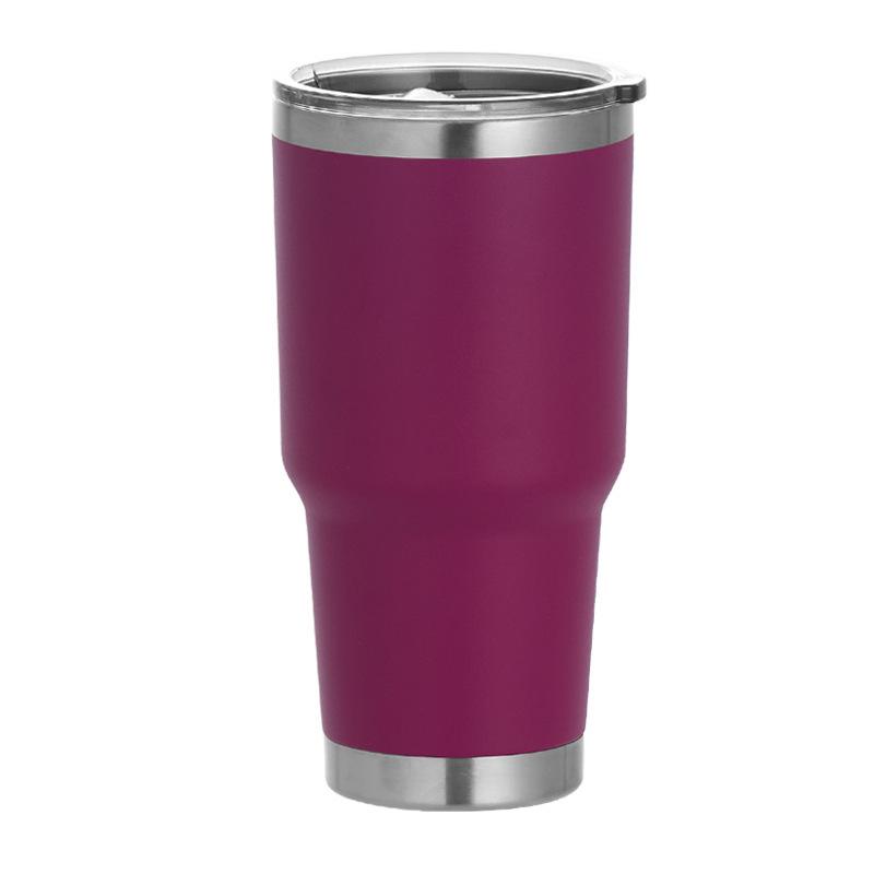 30oz 304 Stainless Steel Vacuum Insulated Car Cup with Powder Coating.