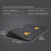 SucceBuy Multi Size Driveway Curb Ramps Portable Non-Slip Lightweight Rubber Threshold Car Ramp for Wheelchair Scooter