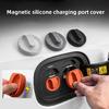 Electric Car Charger Port Waterproof Protective Cover, Magnetic Seal Suitable for Rain Dust Protection, High Visibility