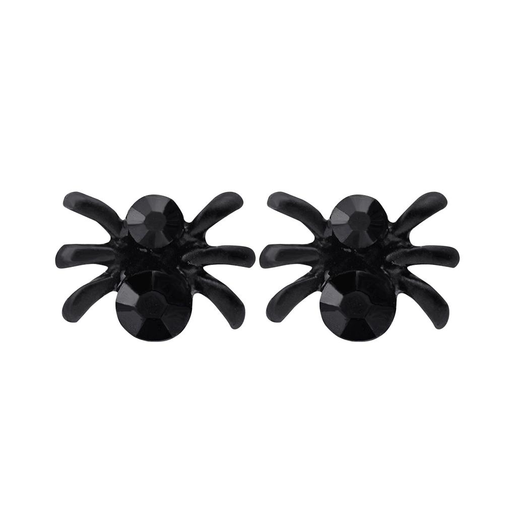 Three-dimensional Black Small Spider Earrings Personality Earrings Fashion Earrings Ear Accessories