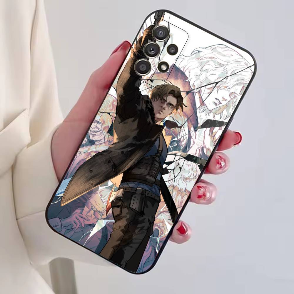 

Чехол для телефона R-Residents Evil Леон Кеннеди для Samsung S25,S24,S21,S22,S23,S30,Ultra,S20,Plus,Fe, Мягкий силиконовый черный чехол Samsung S23ULTRA5G