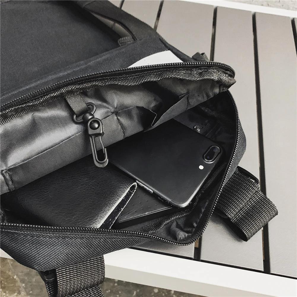 Multi-function Vest Chest Bags for Men Women Fashion Oxford Cloth Fanny Pack Street Waistcoat Hip-Hop Sling Chest Rig Bag Bolsa