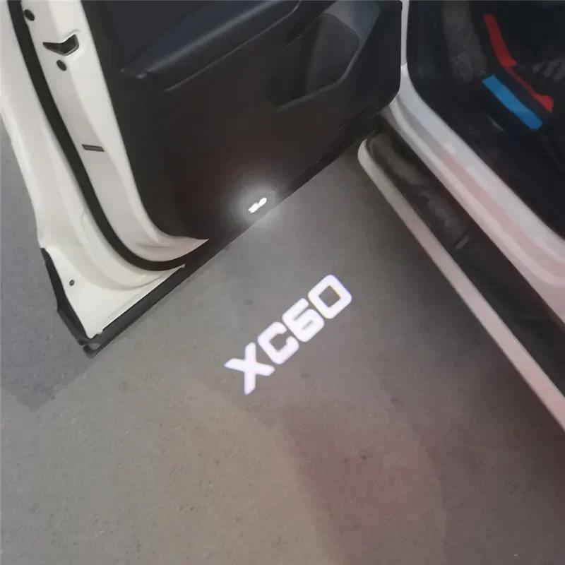 LED HD Logo For VOLVO Polestar 1 2 V60 XC40 Car Door Light Projector Ghost KYTR3 Shadow Laser Welcome Light Courtesy Atmosphere Lamps