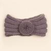 Autumn and Winter New Baby Wool Donut Hair Accessories, Children's Knitted Wool Headband, Baby Headband