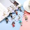 BTS - Kreativer Cartoon Q Edition Acryl Schlüsselanhänger, Persönlichkeit Peripheres Rucksack Dekorativer Anhänger Geschenk
