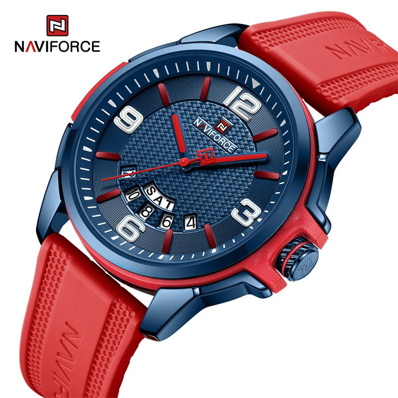 Orologio NAVIFORCE Uomo Multifunzione – Doppio Display, Cronometro, Sveglia, Retroilluminazione LED, Impermeabile 3 ATM