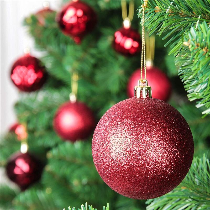 NEW 36Pcs Christmas Tree Hanging Balls Baubles Ornaments for Party Supplies Holiday Decorations