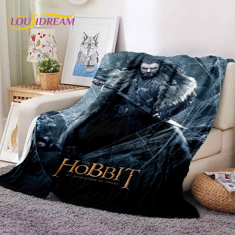 L-Lord of The Rings H-Hobbit Movie Soft Blankets,Keep Warm Throw Blanket Comfortable Blanket for Picnic Beds Sofa Home Bedroom