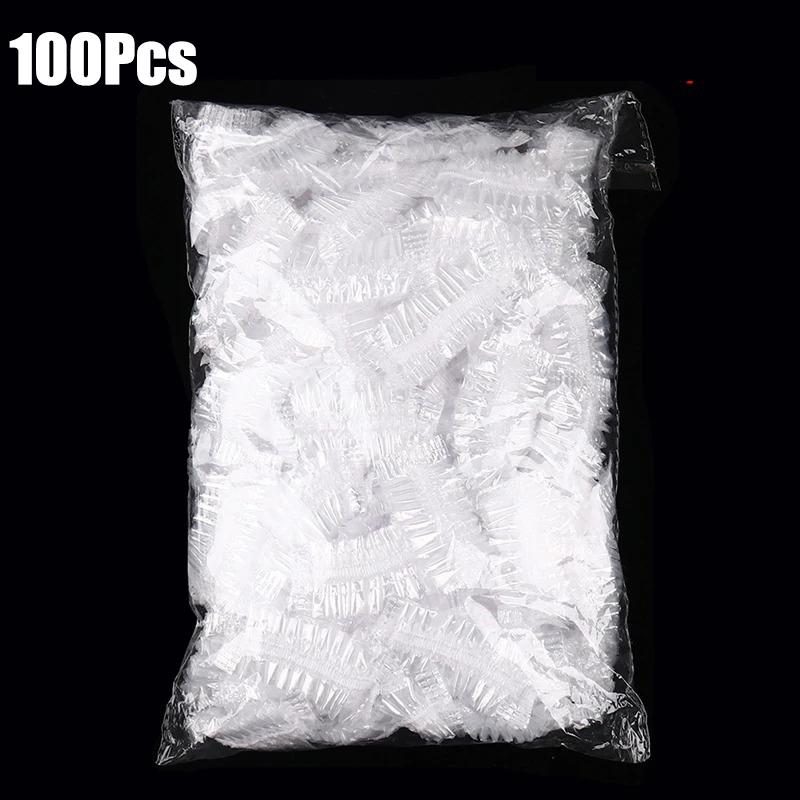 100/300/500Pcs Disposable Waterproof Ear Cover Transparent Bath Shower Hair Salon Earmuffs Coloring Protector Caps High Quality