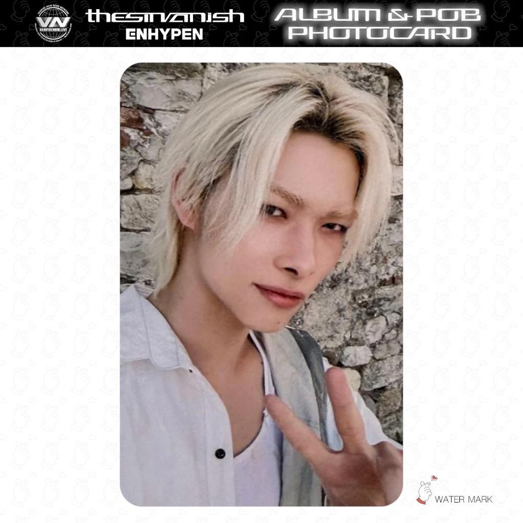 VORBESTELLUNG ENHYPEN THE SIN VANISH ALBUM Fotokarte Japan POB Glücksziehung OFFIZIELL FORBIDDEN AFTERLIGHT STORM FUGITIVES