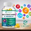 GREVIP Multivitamin Softgels Contain Essential Vitamins and Minerals, a High Concentration of B Vitamins, and Support Antioxidant Activity.