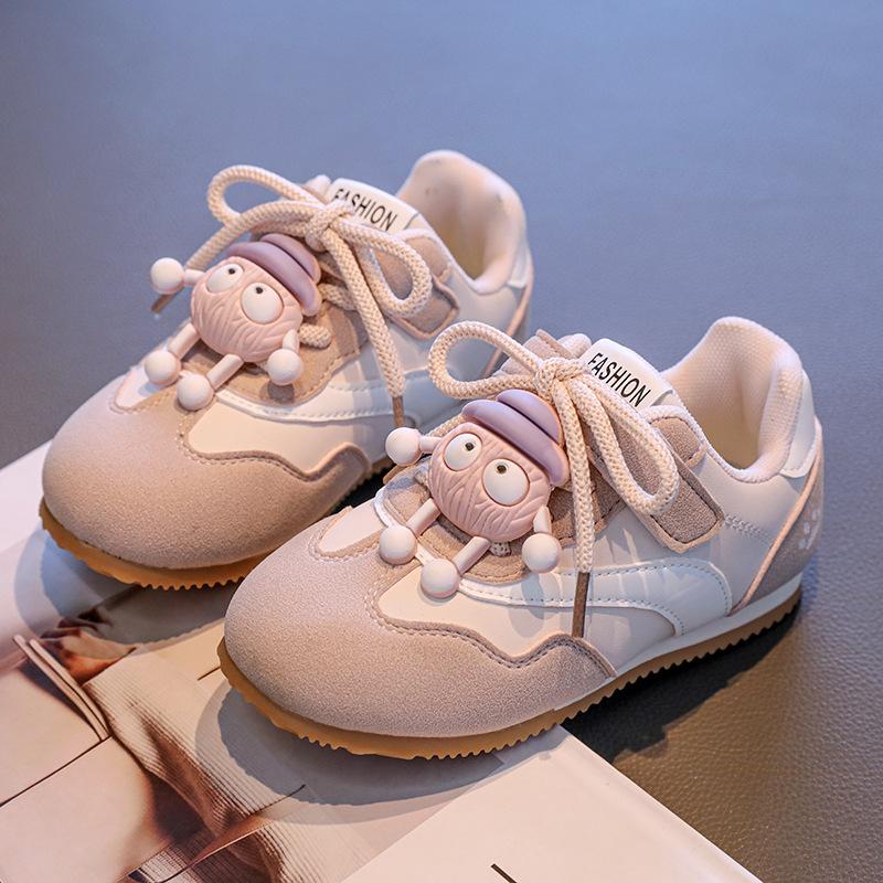 2025 Autumn New Students Boys Soft Sole Comfortable Sports and Leisure Shoes Korean Version of Foreign Style Versatile Girls Board Shoes