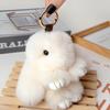 14CM Coniglio Peluche Carino e Soffice Pompon di Peluche Coniglietto su Borsa Portachiavi per Auto Gioiello Femminile Bambole per Feste Fascino per Borsa Regalo Ragazze