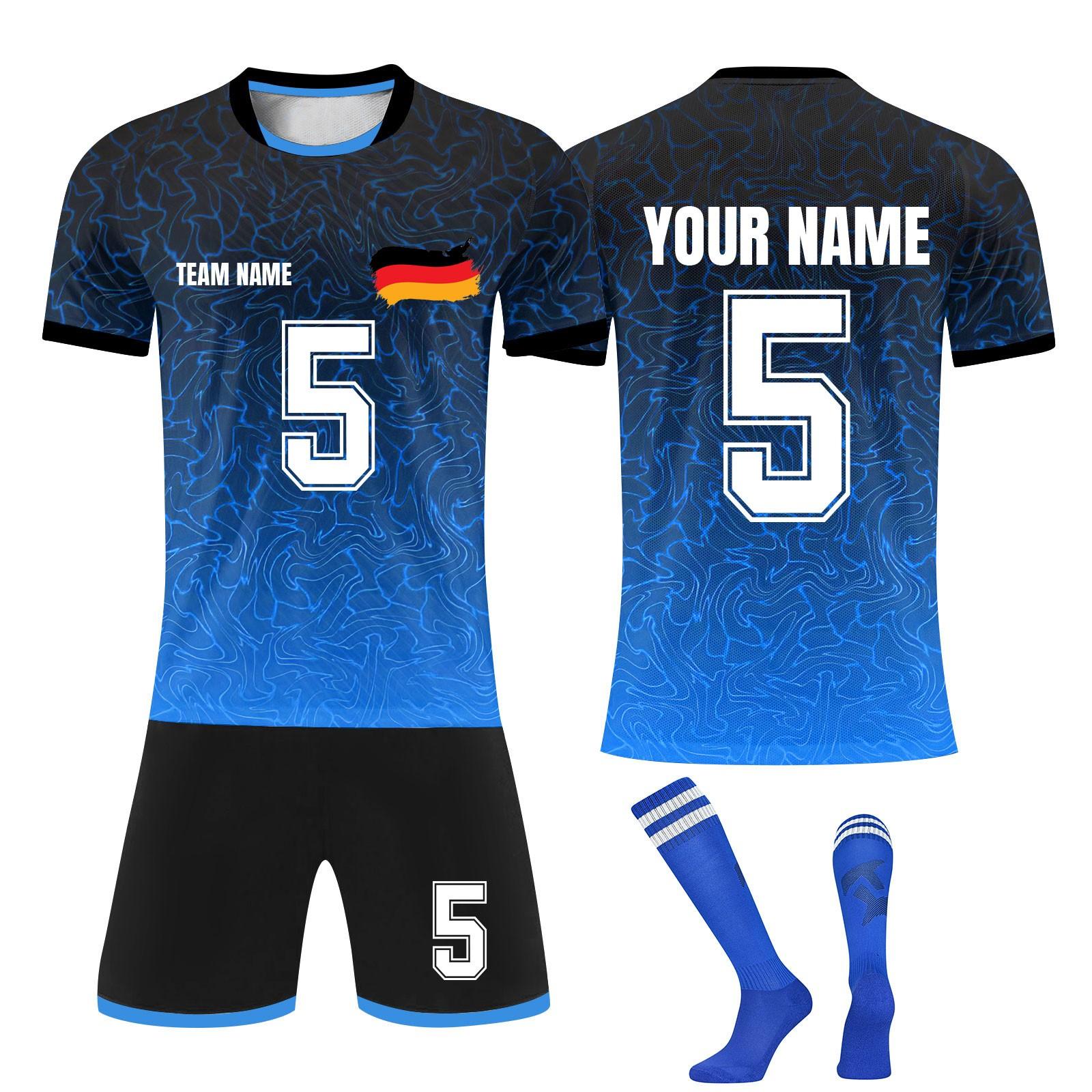 

Комплект персонализированных рубашек для мужчин и девочек с именем и номером, футбольные майки на заказ для мальчиков, тренировочный костюм L