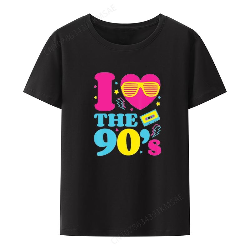 1990s 90s TShirt I Heart Printed T-shirt Funny Tee Cool Lovely Trending Graphic Tshirts Tops Wo