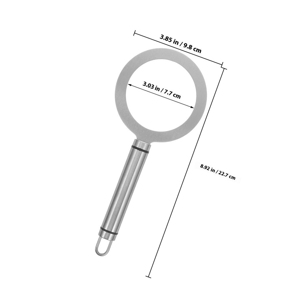 Stainless Steel Brulee Rings Milk Cup Rings Baking Tools for Dessert Shop Milk Tea Making Accessories