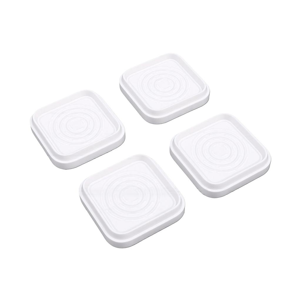 4PCS Bed Risers and Furniture Risers Adjustable Raising Blocks Universal for Washing Machines Refrigerators Silent Type