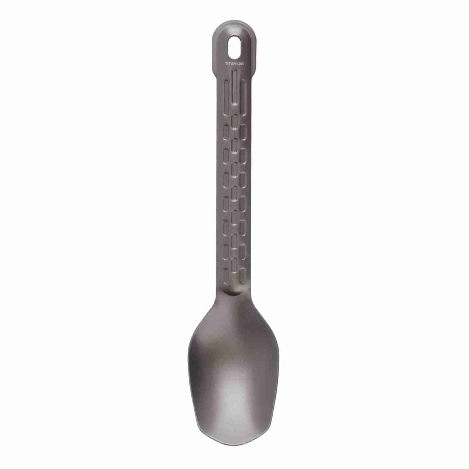 

Titanium Spork Lightweight Dinner Spork Cutlery Flatware Nonslip Handle Home Outdoor Camping Hiking Backpacking Picnic Spoon
