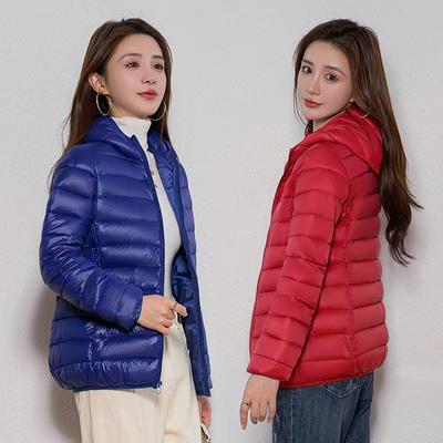 Cotton-padded Women's Short Winter New Thin Small Cotton-padded Jacket Large Size Slimming and Slimming Korean Version of Light Down Jacket
