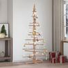 Vidaxl Wooden Christmas Tree for Decoration, 180 Cm, Solid Pine Wood