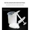 Home Facial Bubble Maker Portable Plastic Foam Maker Cleansing Tool for Deep Skin Cleaning and Care
