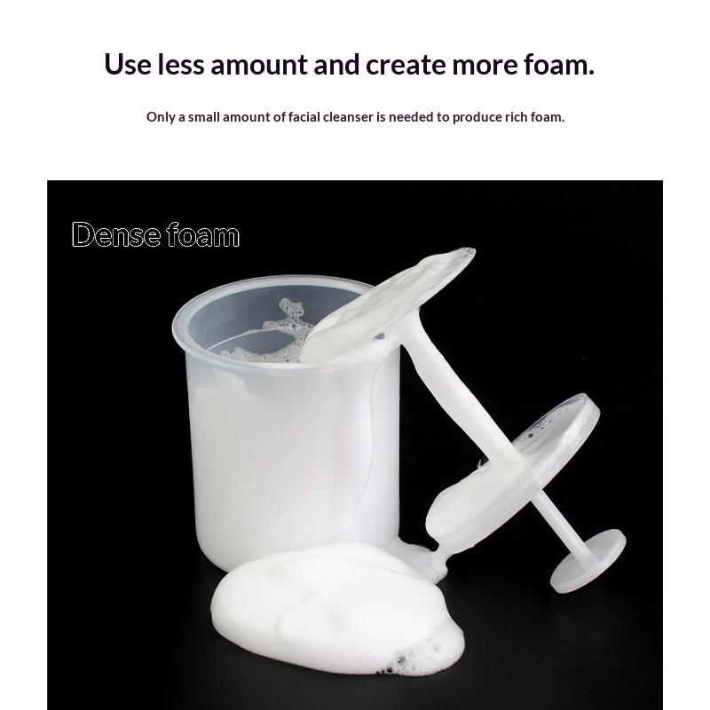 Home Facial Bubble Maker Portable Plastic Foam Maker Cleansing Tool for Deep Skin Cleaning and Care