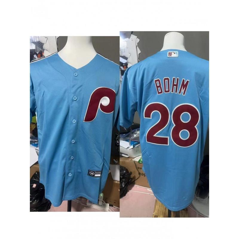 Philadelphia Phillies MLB Baseball Jersey T-Shirt Unisex Short Sleeve Embroidered Fan Apparel