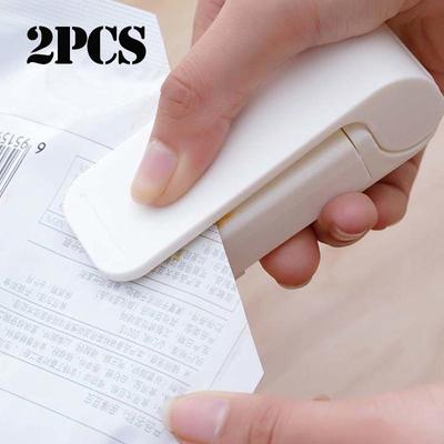 1/2pcs Mini Heat Bag Sealing Machine Package Sealer Bags Thermal Plastic Food Bag Closure Portable Sealer Packing Kitchen Accessories