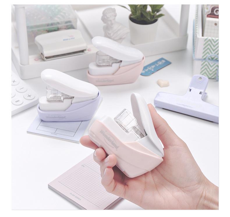 Kedeyou 5399 Kompakt Zımbasız Zımba - Öğrenciler İçin Enerji Tasarruflu Ciltleme Aracı