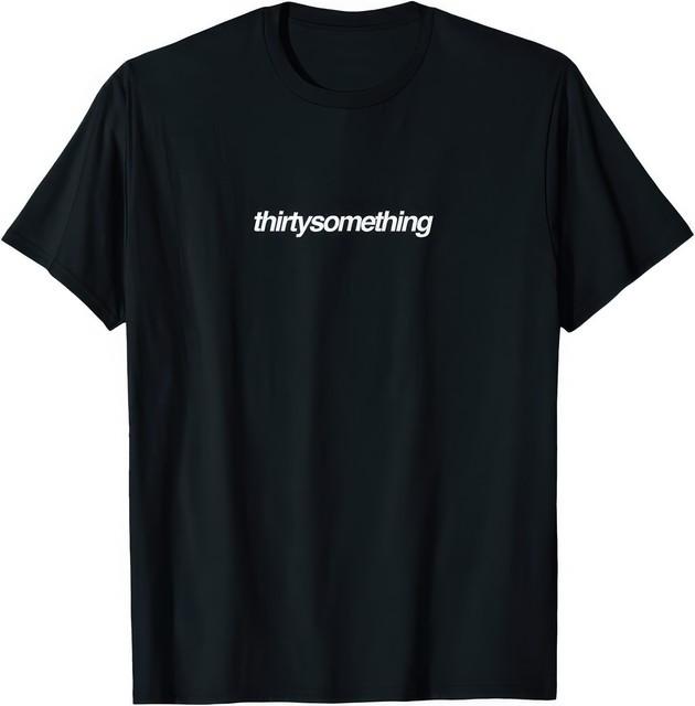 Thirtysomething Vintage Retro 30s 30th Birthday Graphic Unisex Tee T Shirt S