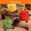 Kreatives Plüschtier mit Paprika-Motiv und kurzem Plüsch für die Kinderzimmerdekoration
