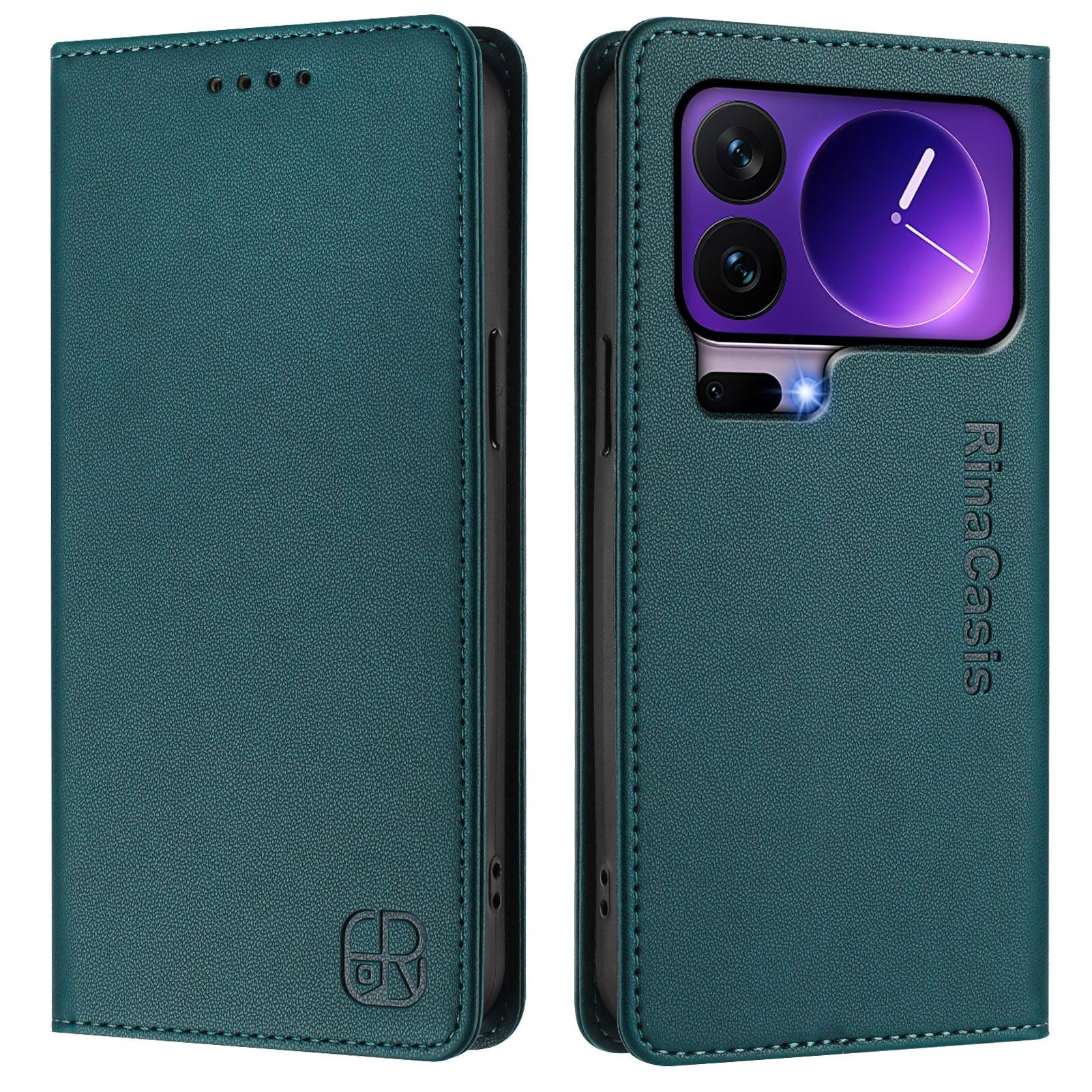 

Для Xiaomi 17 Pro Шкіряний чохол RINACASIS RC01 Чохол для телефону з гаманцем, що блокує RFID, підставкою