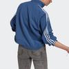 adidas Originals Fleece Hz Sweatshirts Women's Blue Stand Collar Moderate Regular H38867