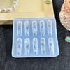 Silicone Nail Art Mold For 3D Emboss Flower Designing Nail Charm Decoration Mold DIY Manicure Crafting Tool