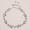 A New Style of High-end Women's Waist Chain with Metal Hollowed-out Patterns and Geometric Designs