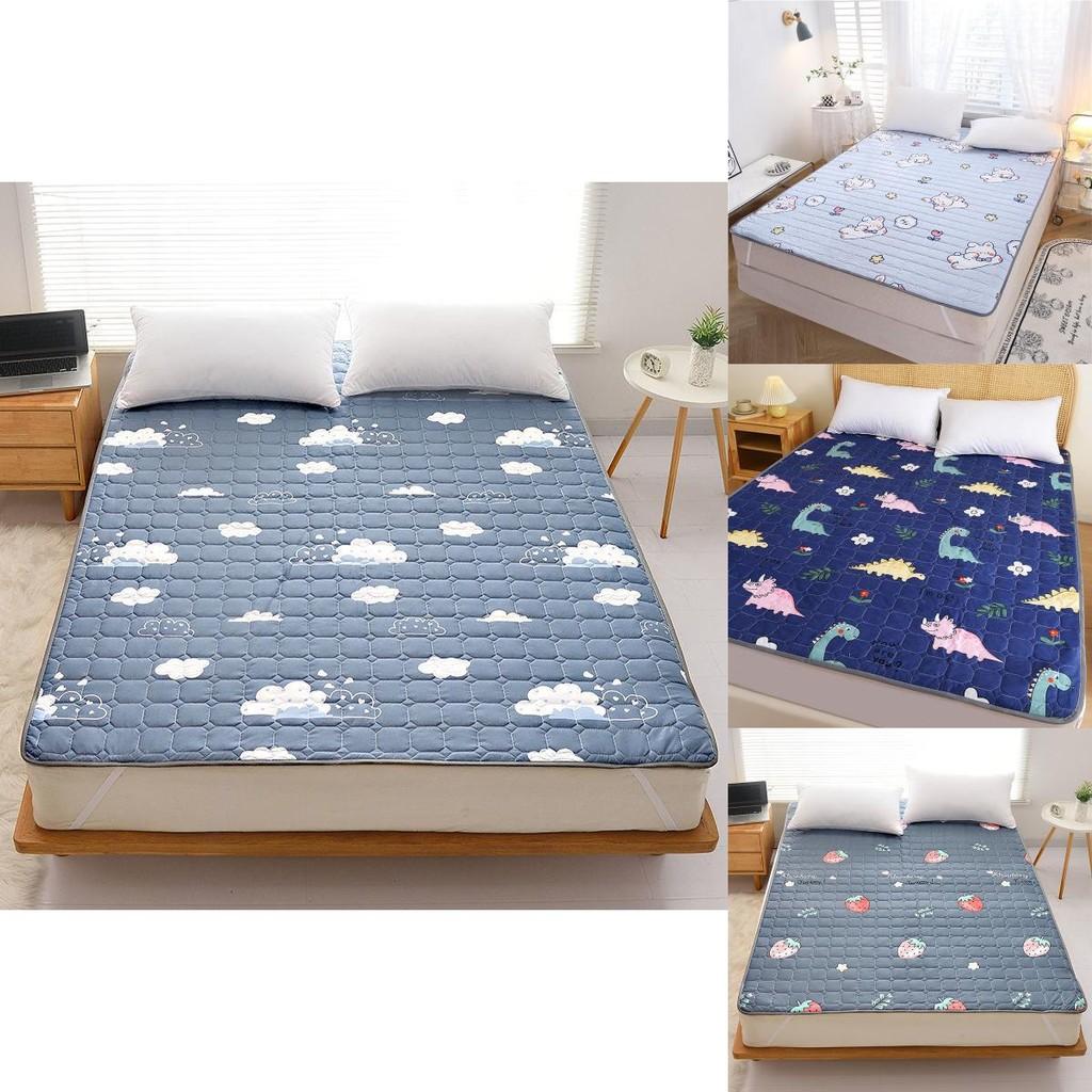 Snoopy Cartoon Mattress Pad With Thick Teflon Fabric For Home And Dorm Use