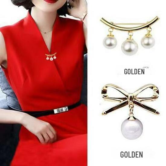 High-End Female Collar Pin: Fashion Brooch Skirt Anti-Exposure Artifact