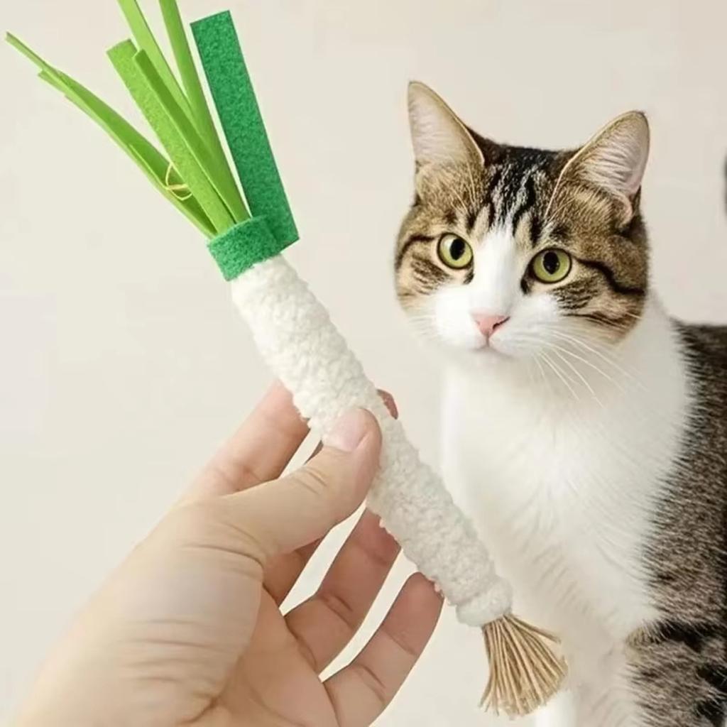 Simulation Green Toy with Matatabi Self-Playing Chew Pet Toy