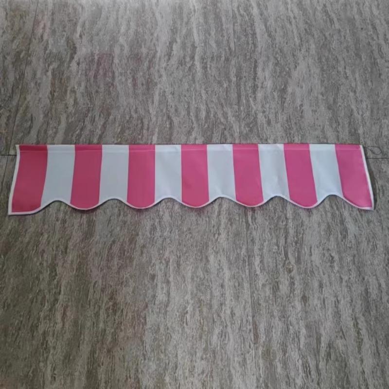 Retractable Awning Patio Replacement Fabric Window Valance Manual Exterior Sun Shade Deck Window Cover Sunshade Canopy Curtain