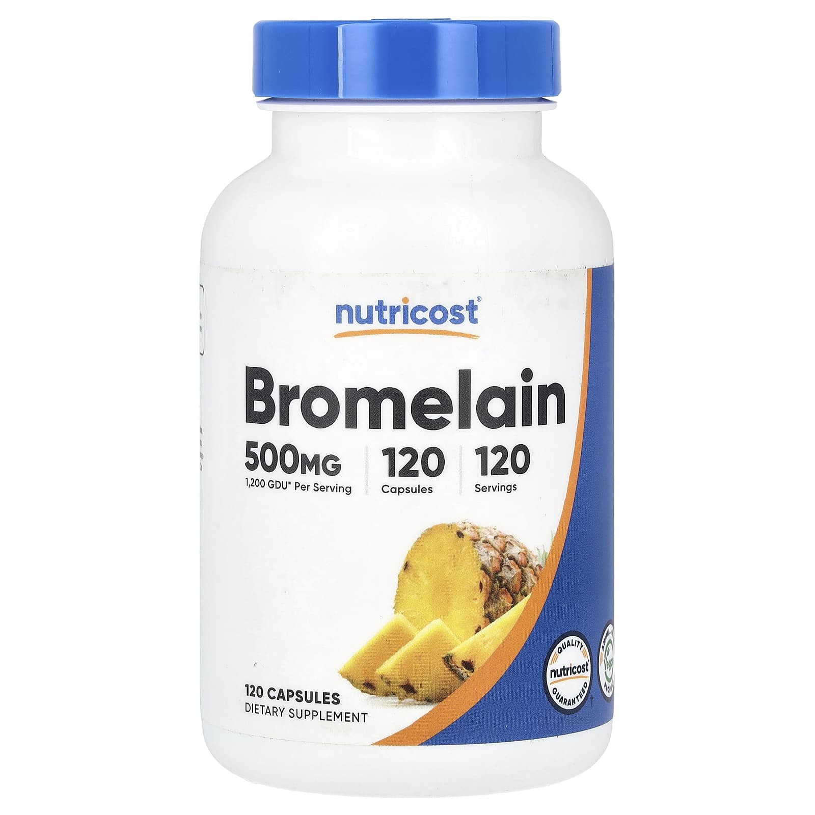 

Bromelain, 500Mg, 120 Capsules