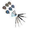 Dart Set Professional Knurled Fluted Design Dart Body Steel Tip Dart Set for Party Game Home