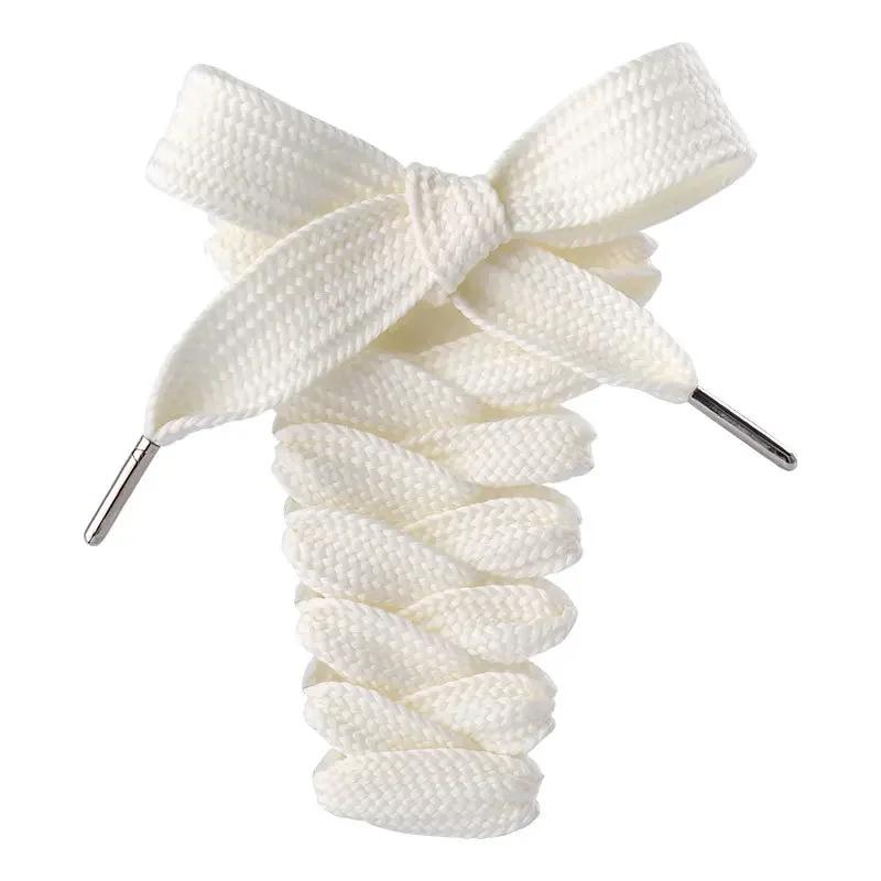 2CM Breite Klassische Schnürsenkel Lässige Teenager Schuhbänder Flache Schnürsenkel für Sneaker Länge 130CM PVC/Metall Spitze Schuhzubehör