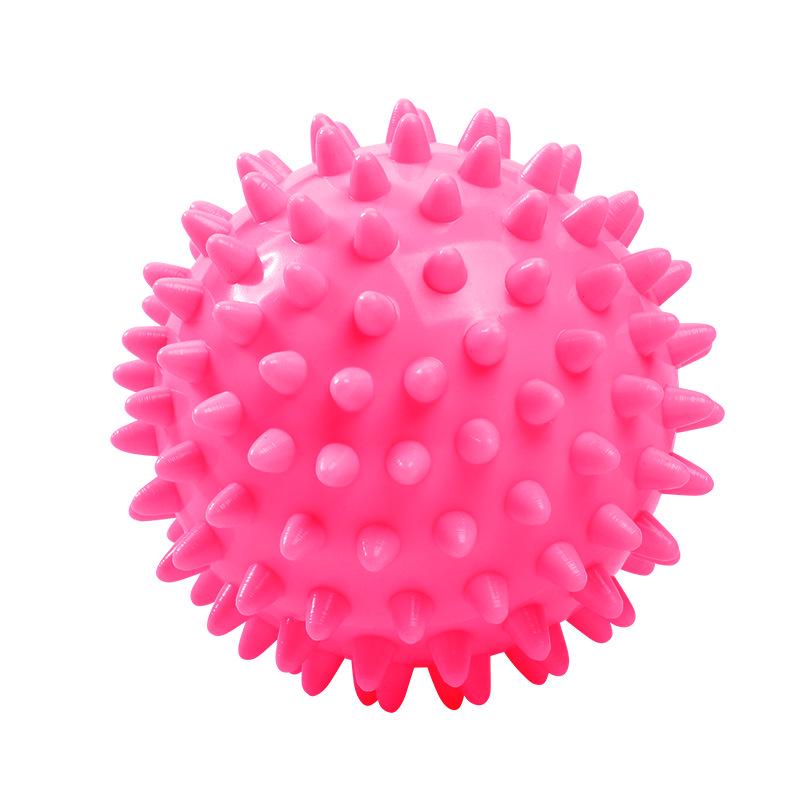 

7,5 см ПВХ Массажный мяч-ёжик для расслабления мышц и спортивного фитнеса 7.5cm Diameter розы красного