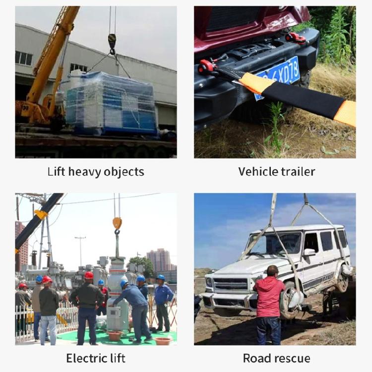Replacement Winch Strap Boat Trailer Accessories 19.7/26.2/32.8ft Heavy Duty Strap Trailer Winch Strap with Safety Hook