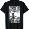 Blackbeard the Pirate Historical Engraving Pirates Art Cool T-Shirt