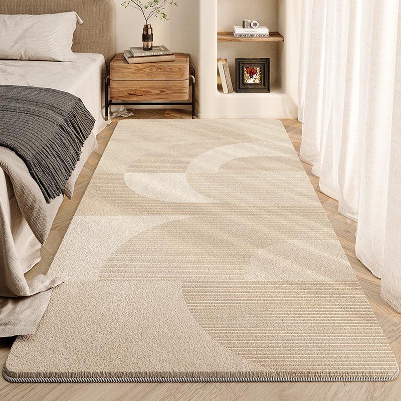 Household Imitation Cashmere Carpet Bedroom Bedside Cool Non-slip Floor Mat Bay Window Cushion Bedside Blanket