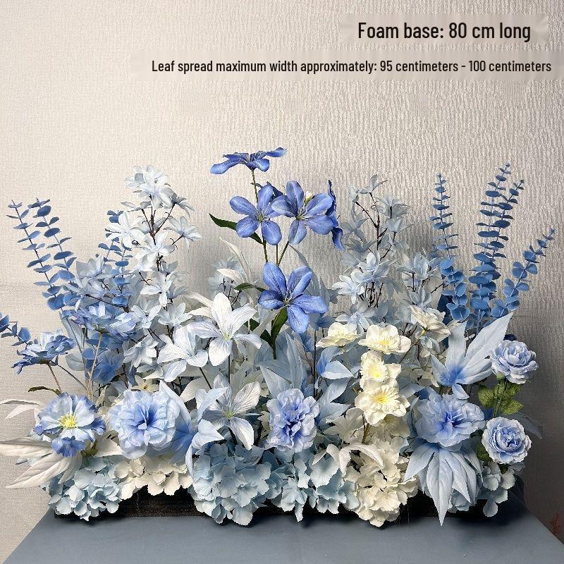 Silk Eucalyptus Wedding Table Runner: Floral Arrangement & Engagement Decor