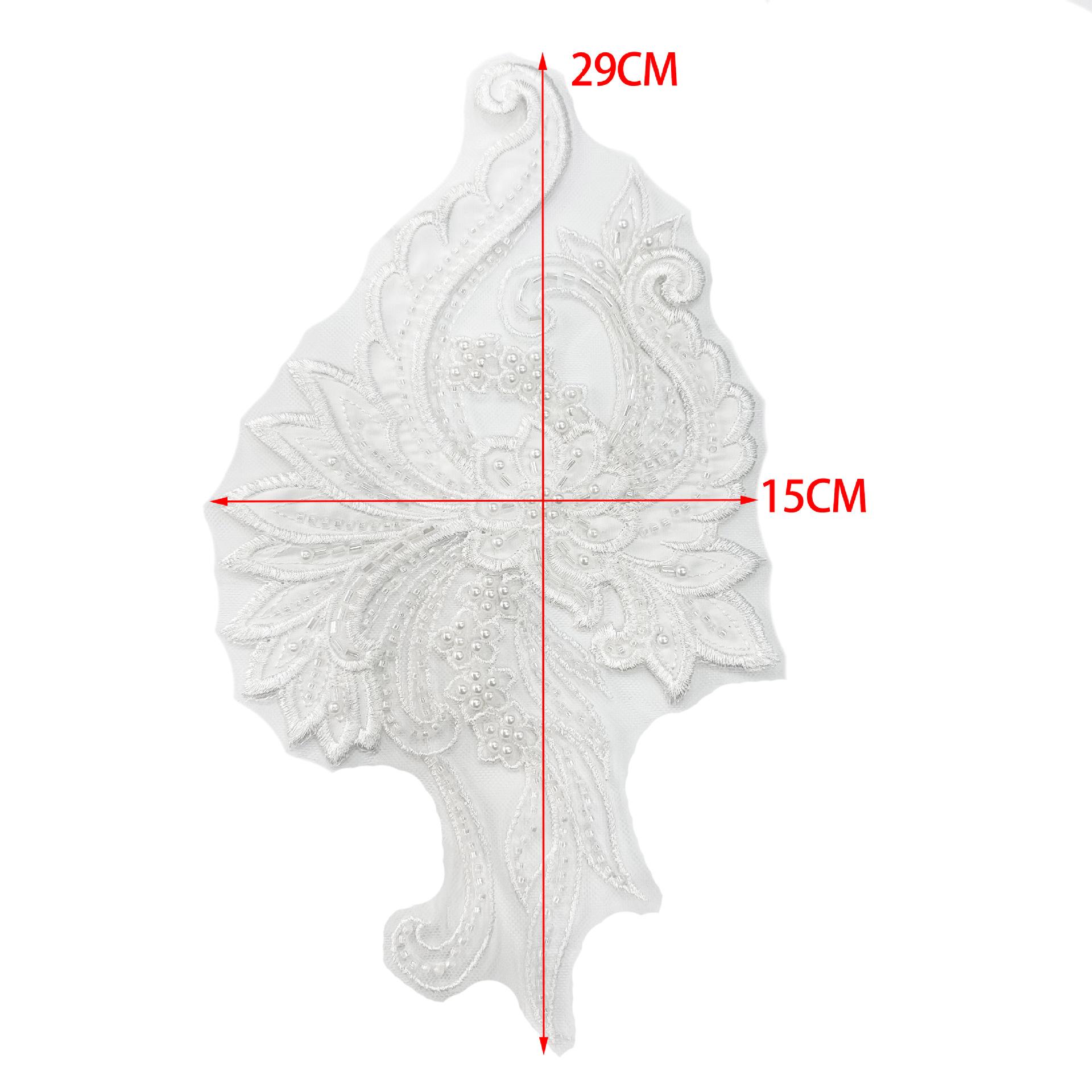 

Белые Бусины Ручной Работы Трехмерная Вышивка Цветами Аппликация Одежда Свадебное Платье Вечернее Платье Декоративная Тканевая Наклейка Аксессуары 55694