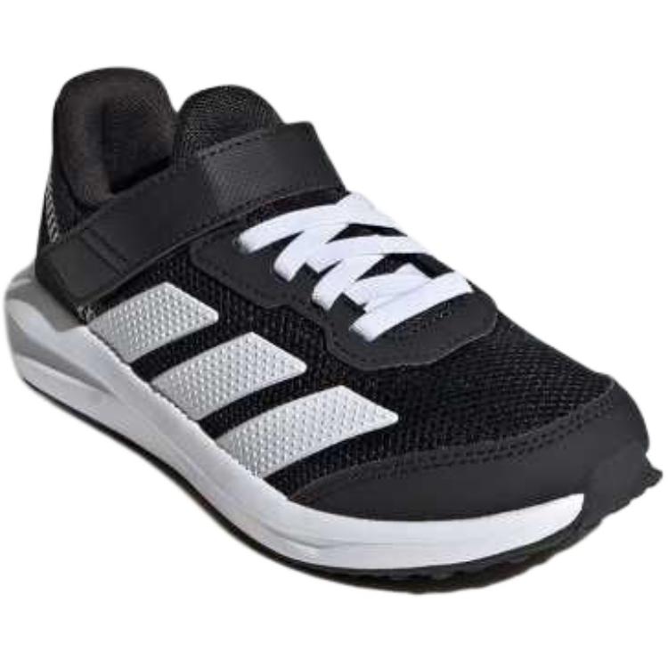 Adidas Faito Mesh Fabric EL Versatile Comfortable Durable Low-Top Casual Shoes Kids Sneakers Black White JQ9517